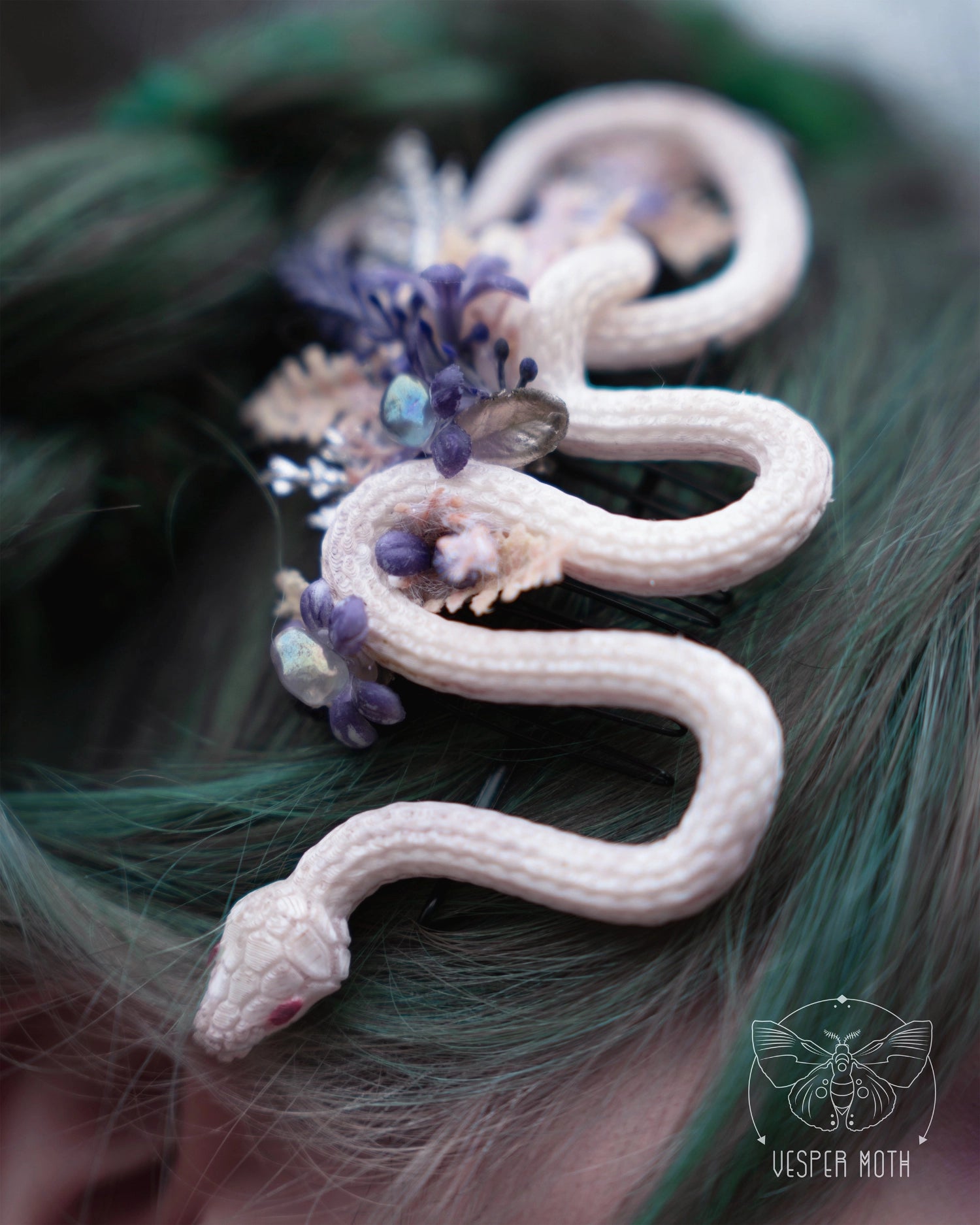 Serpent Hair Pins (a pair of two pins)