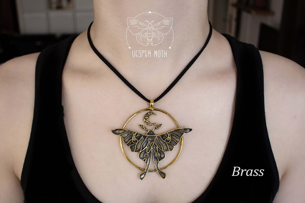 Vesper Moth Necklace