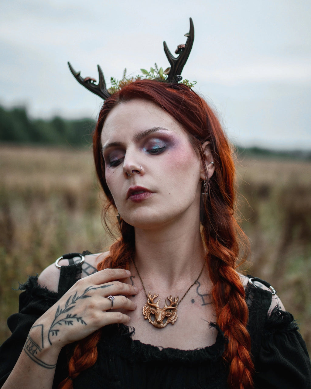 Antler Fungi Headpiece