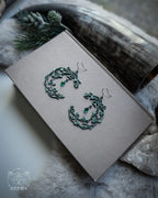Ivy Moon Earrings - 3D printed *no metal!