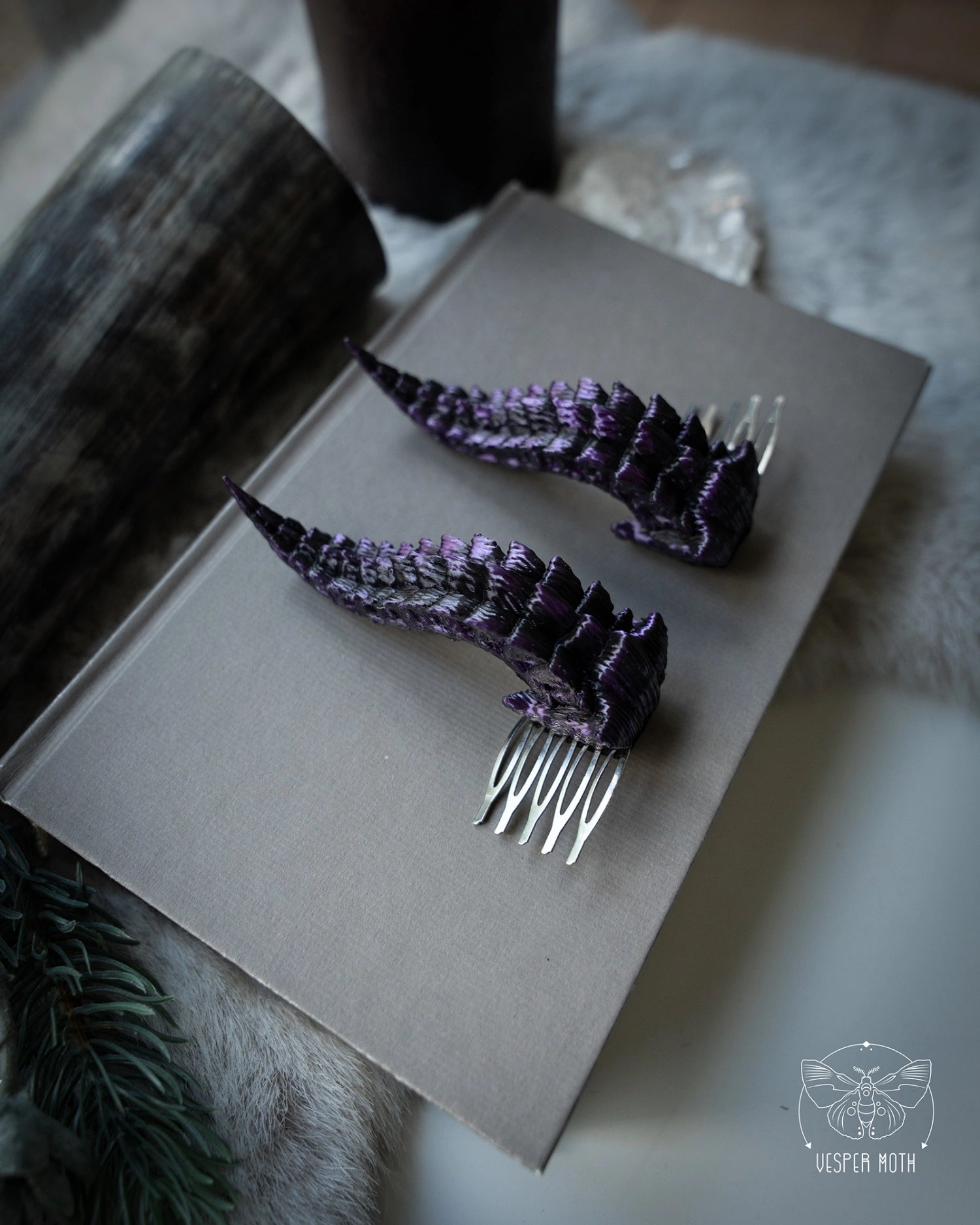 Jewel Dragon Hair Pins (a pair of two pins)