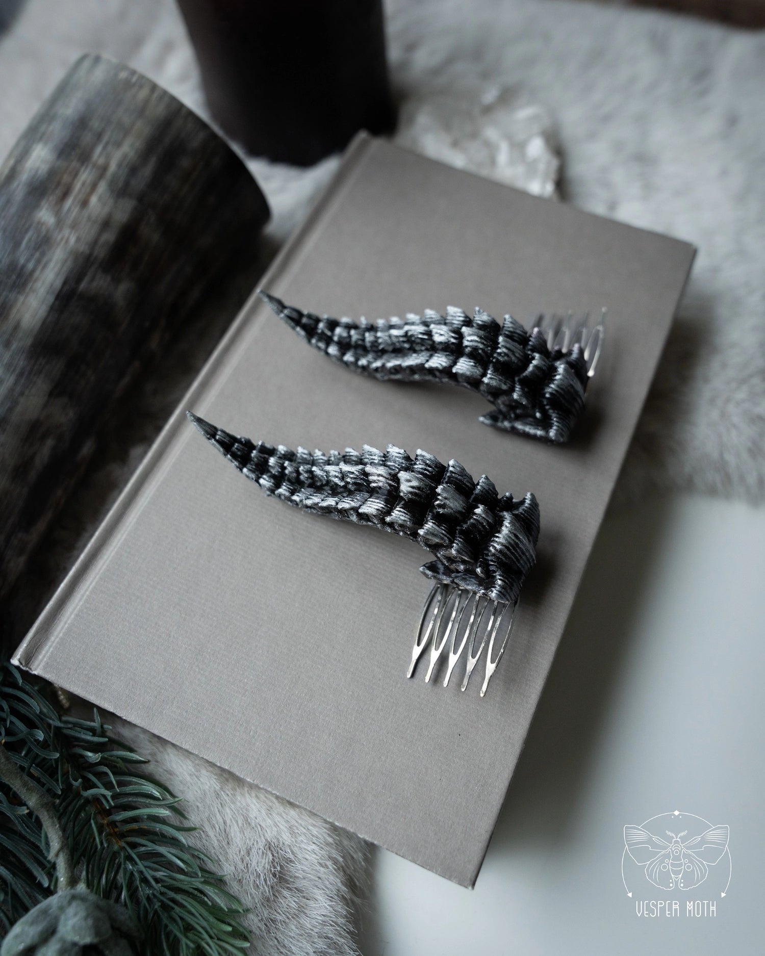 Jewel Dragon Hair Pins (a pair of two pins)