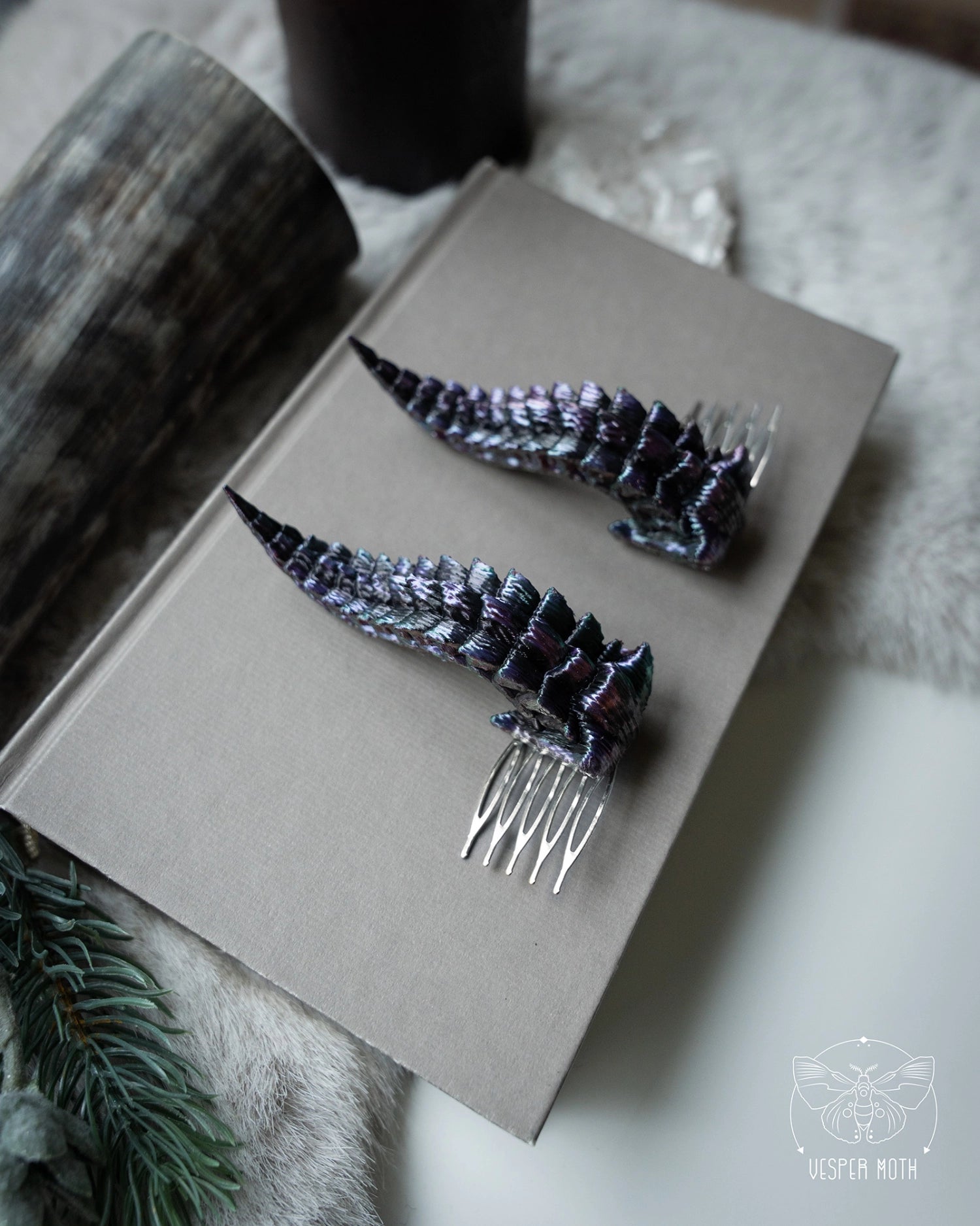 Jewel Dragon Hair Pins (a pair of two pins)
