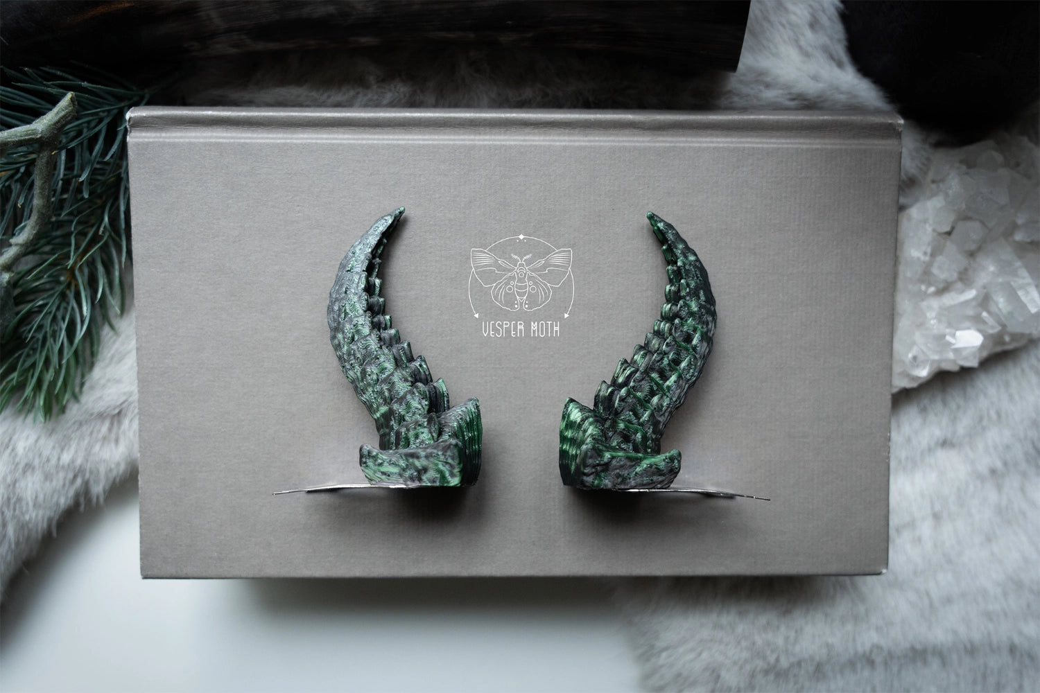 Jewel Dragon Hair Pins (a pair of two pins)