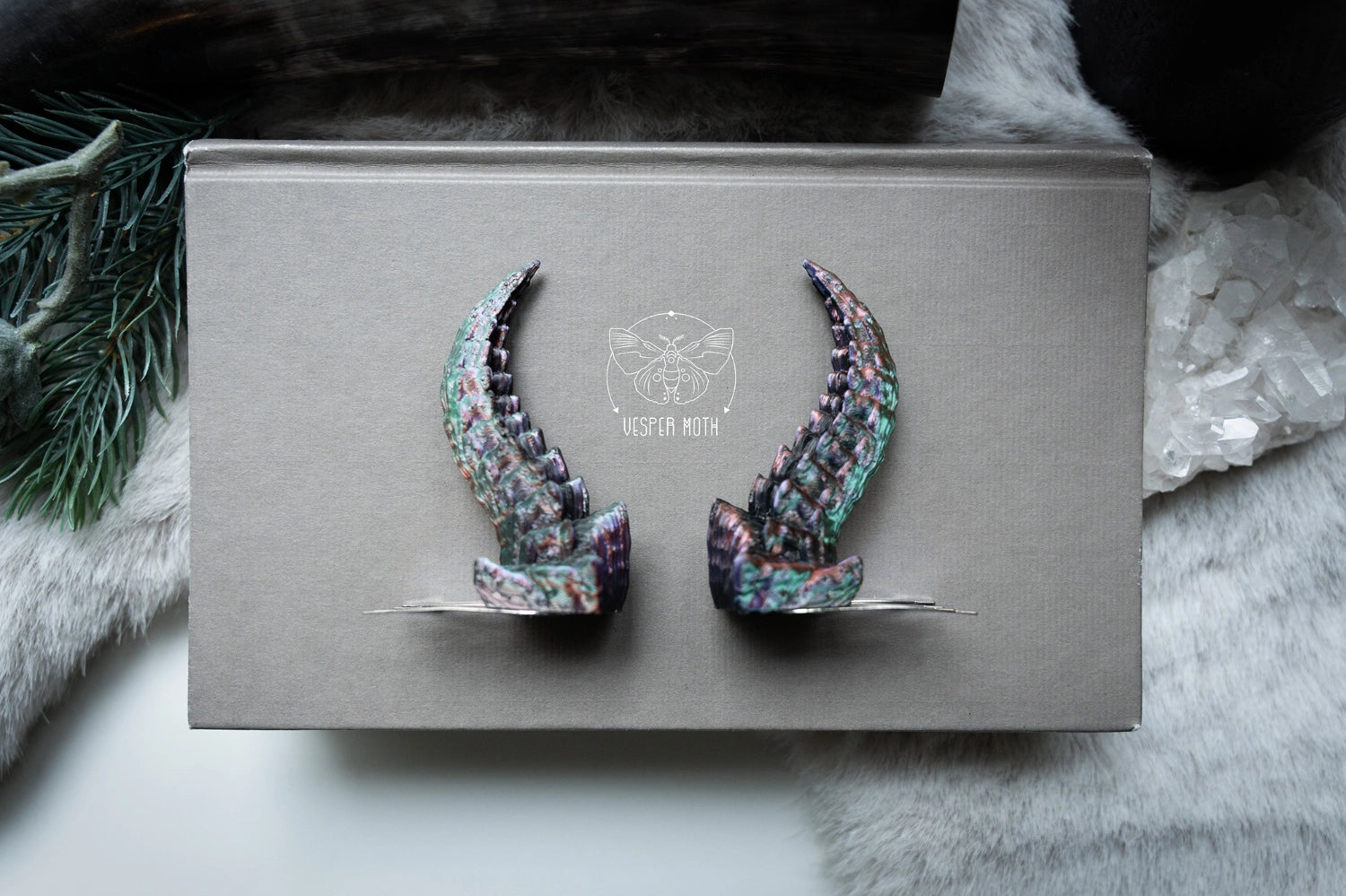 Jewel Dragon Hair Pins (a pair of two pins)