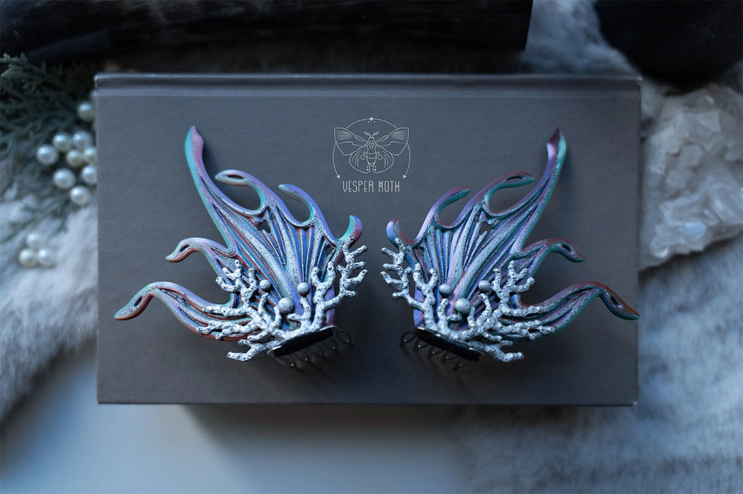 Dark Siren Hair Pins (pair of two pins)