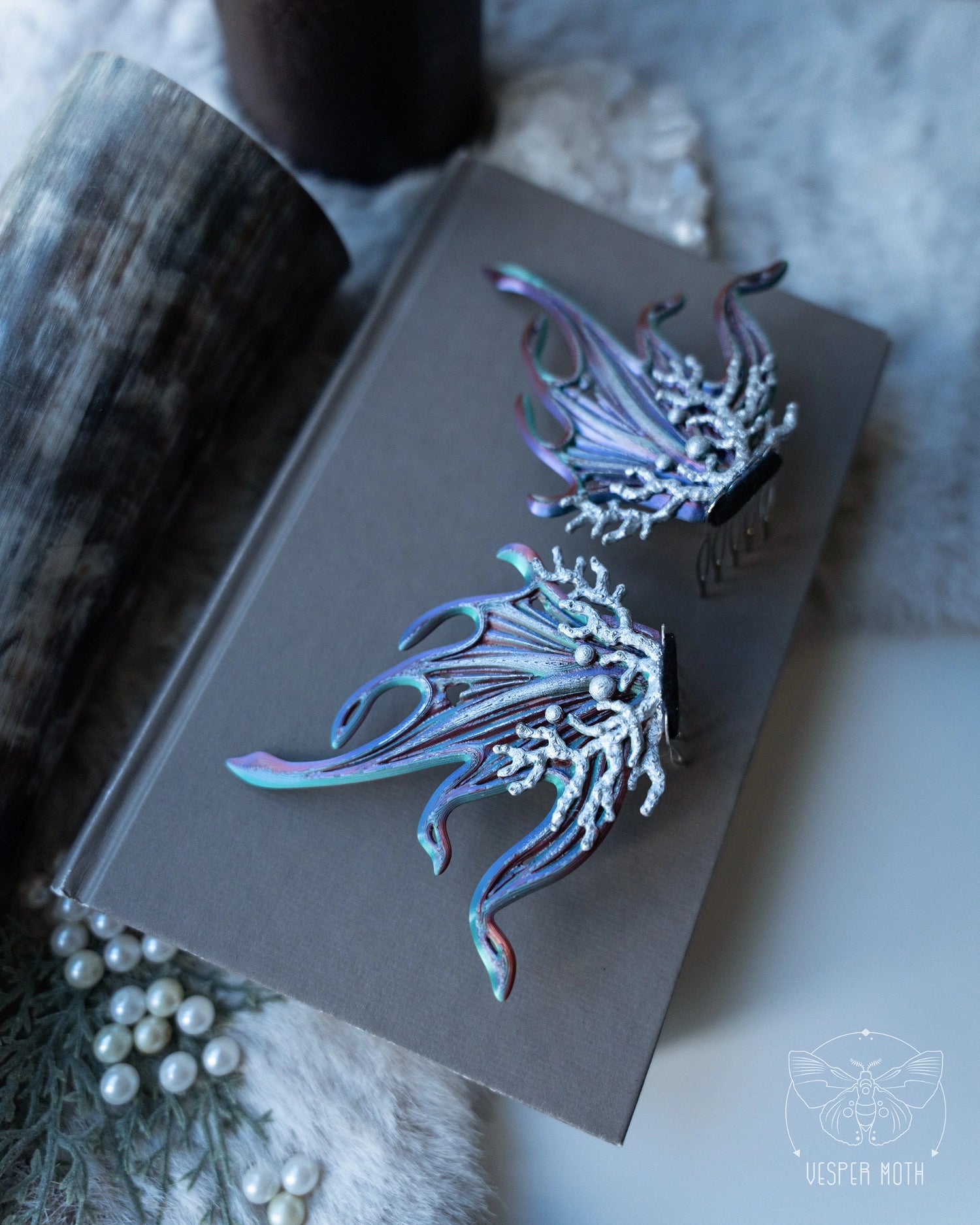Dark Siren Hair Pins (pair of two pins)