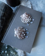 Seashell Hair Pins (pair of two pins)