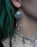Seashell Earrings - 3D printed *no metal!