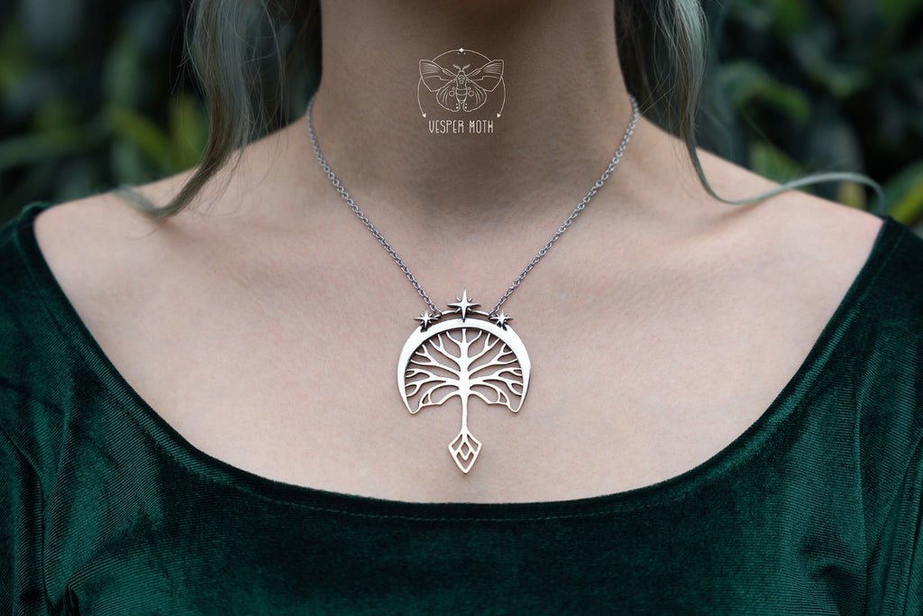 Silver Tree Necklace - Essence