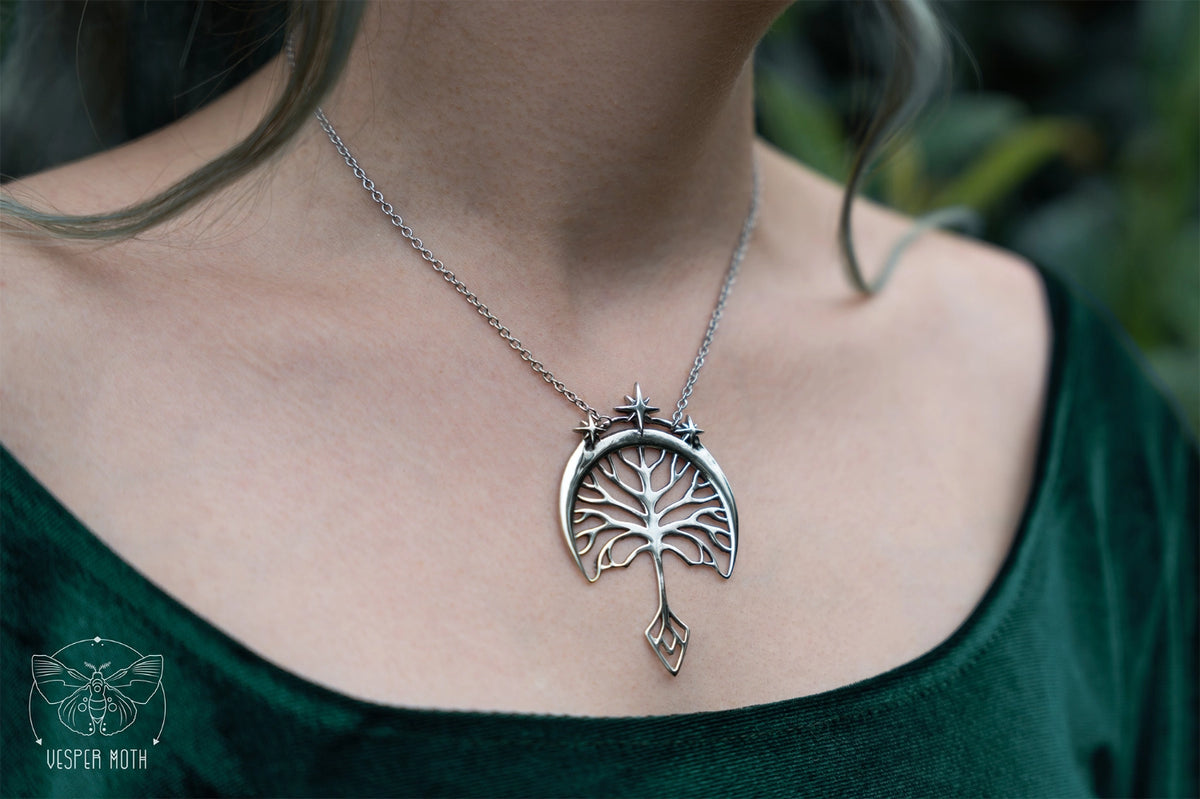 Silver Tree Necklace - Essence