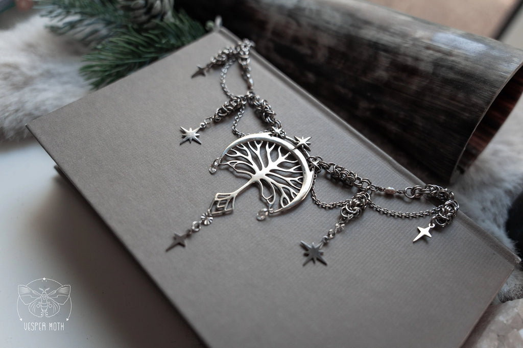 Silver Tree Necklace - Majestic