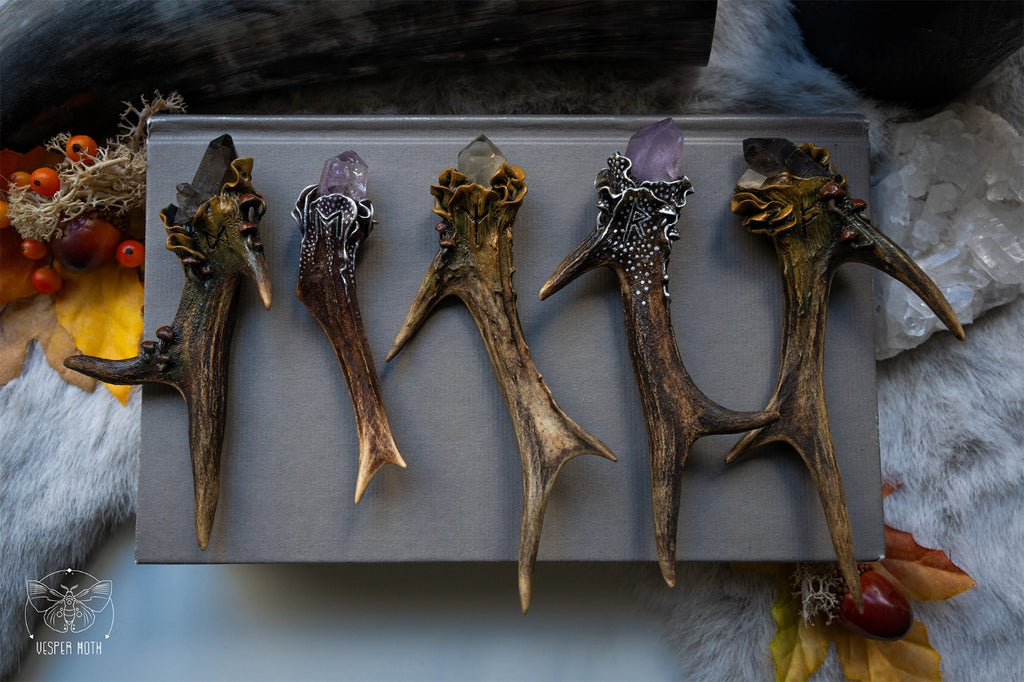 Antler Crystal Necklaces
