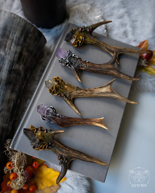 Antler Crystal Necklaces