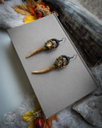 Antler Crystal Earrings