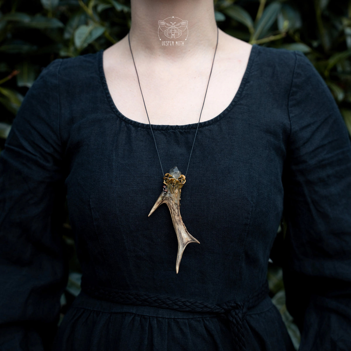 Antler Crystal Necklaces
