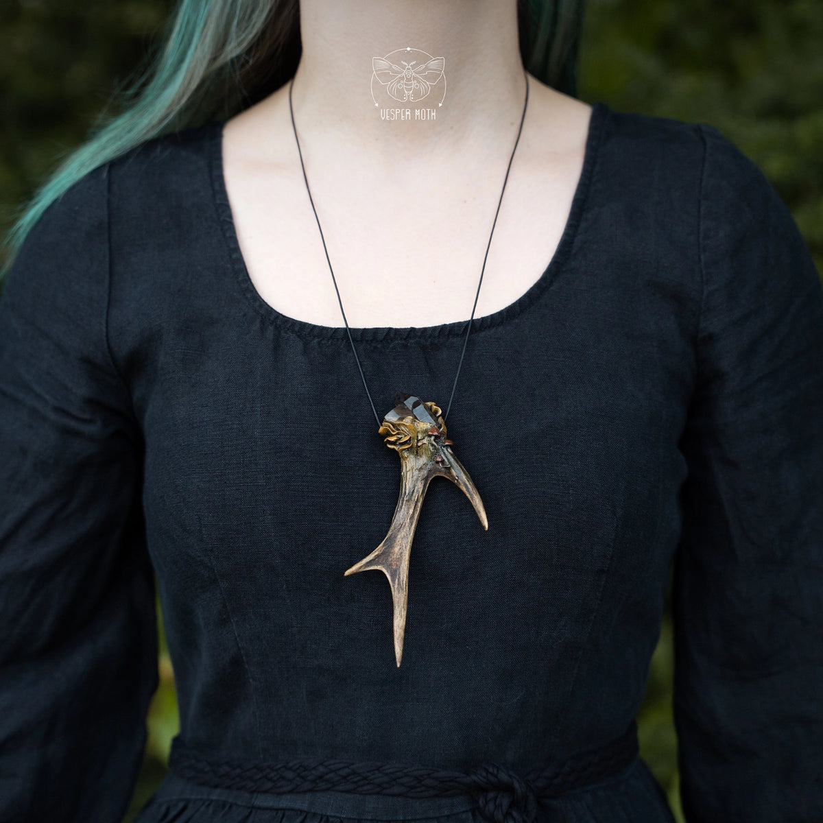 Antler Crystal Necklaces