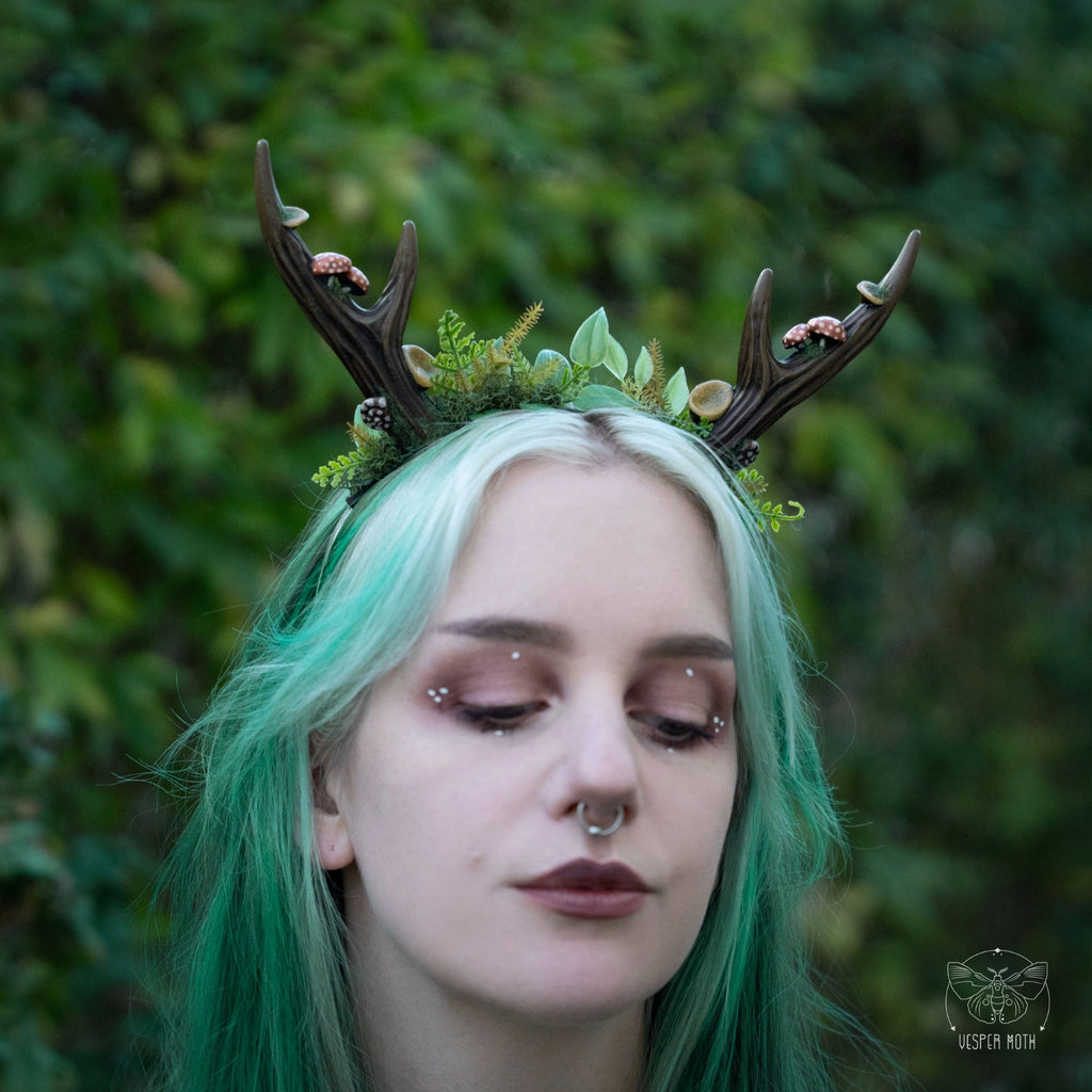 Antler Fungi Headpiece