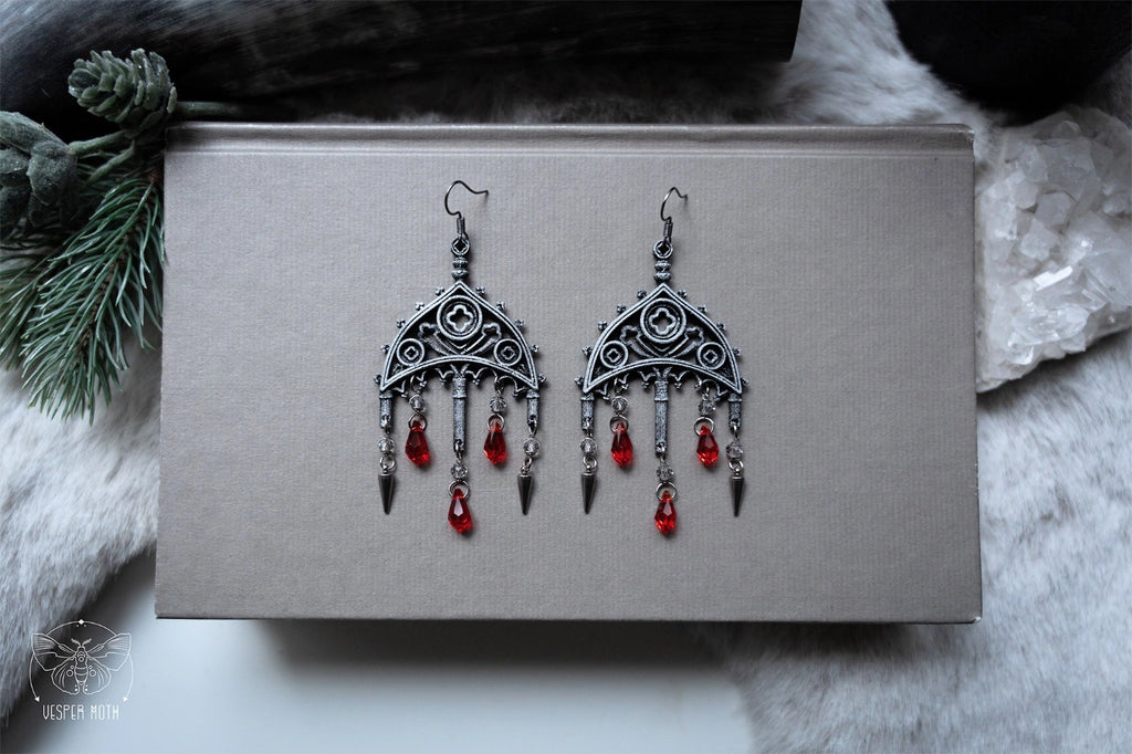 Sanctum Noctis Earrings - 3D printed *no metal!