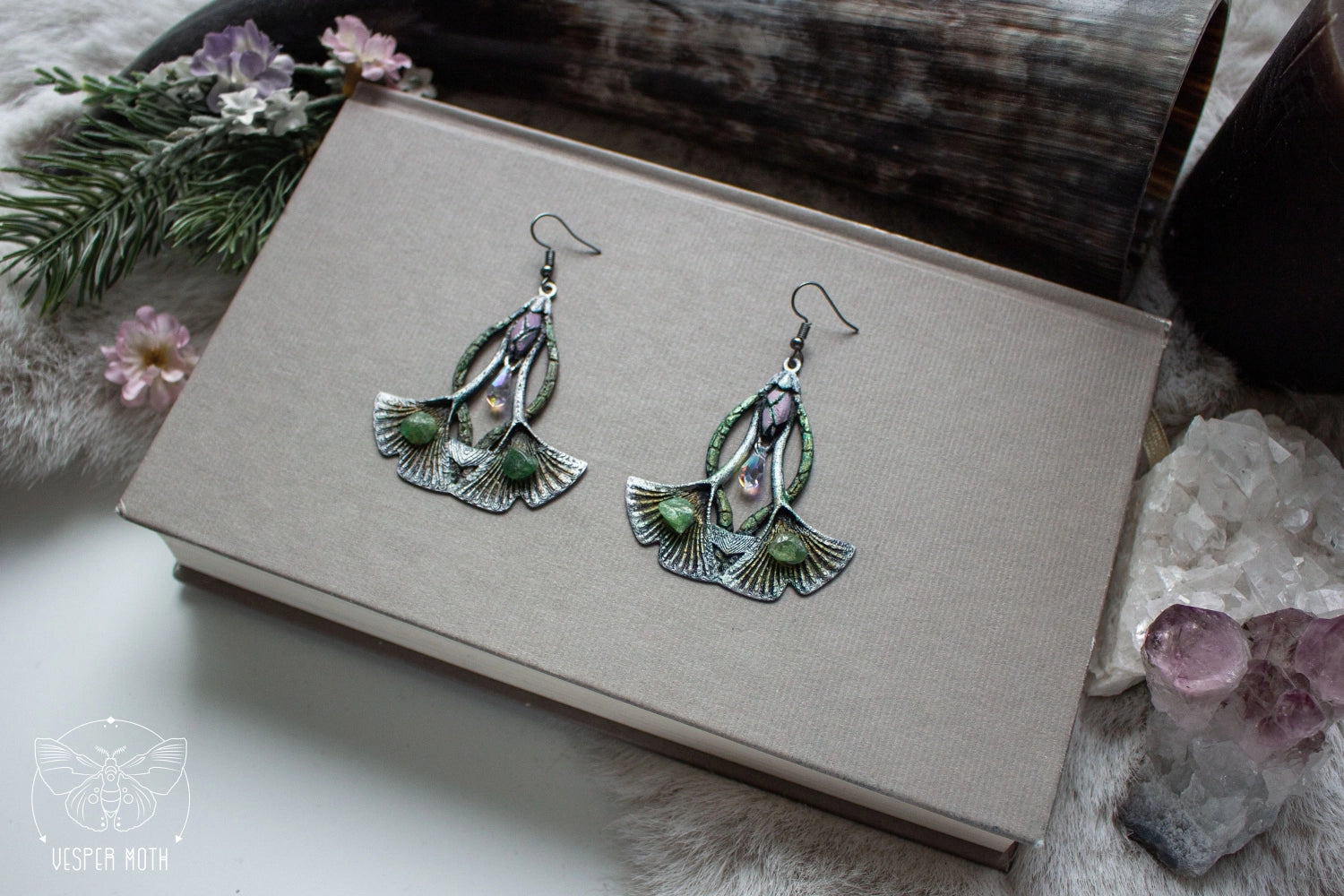 Seedling Earrings - 3D printed *no metal!