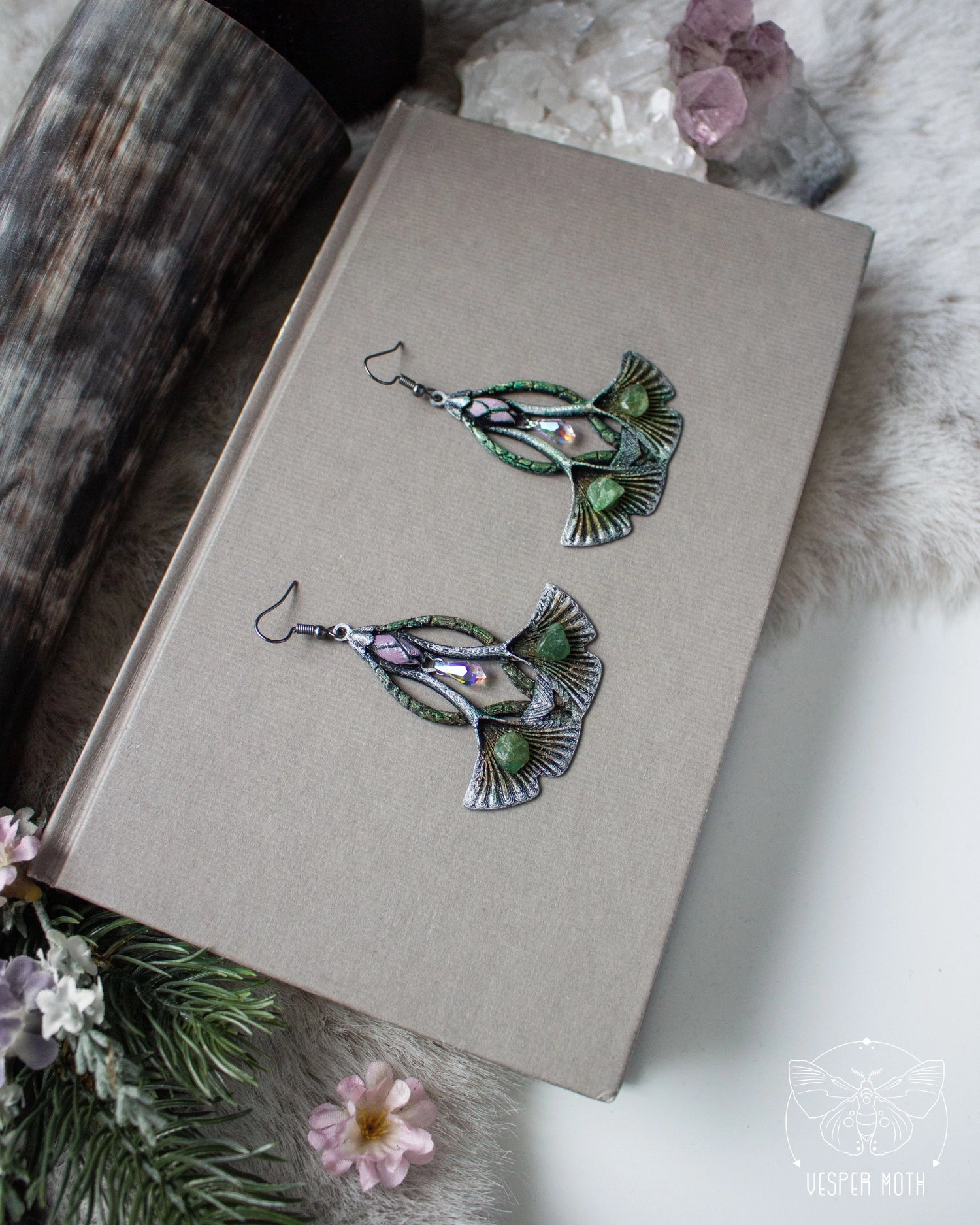 Seedling Earrings - 3D printed *no metal!