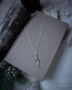 Moonlit Leaf Necklace