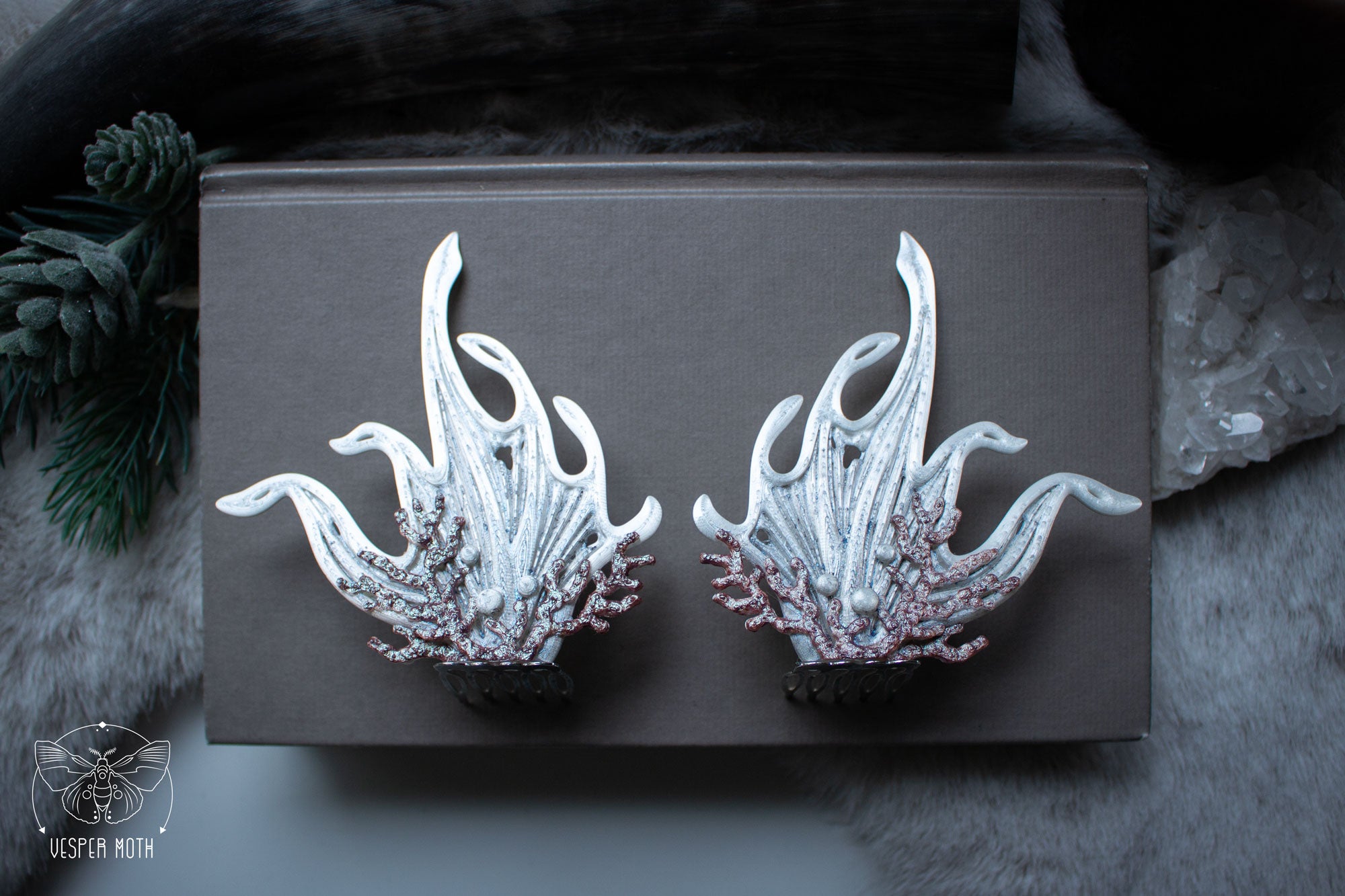Siren Hair Pins (pair of two pins)