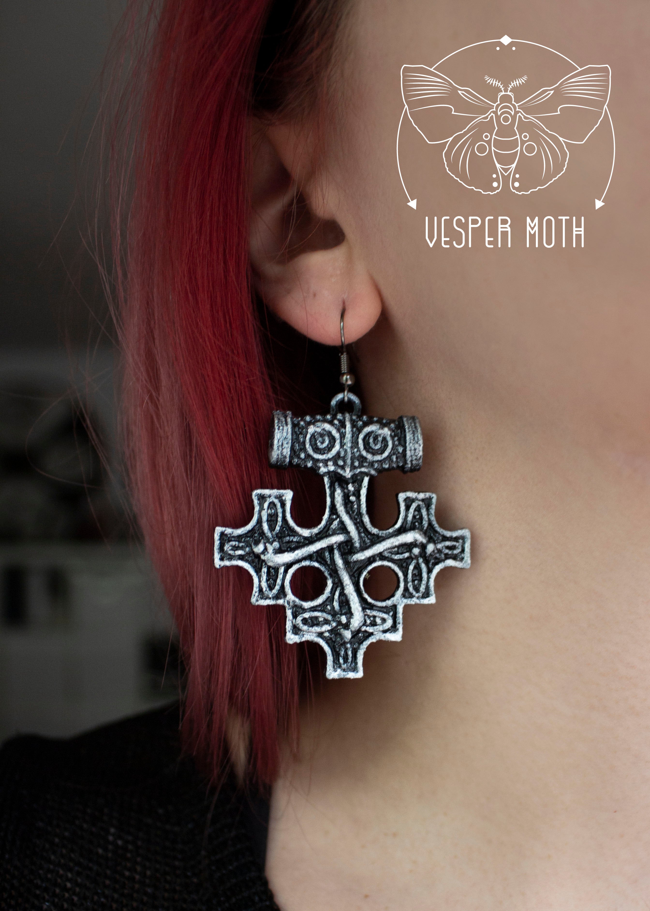 Hiddensee Earrings - 3D printed *no metal!