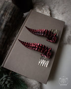 Fire Dragon Hair Pins (pair of two pins)
