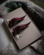 Fire Dragon Hair Pins (pair of two pins)