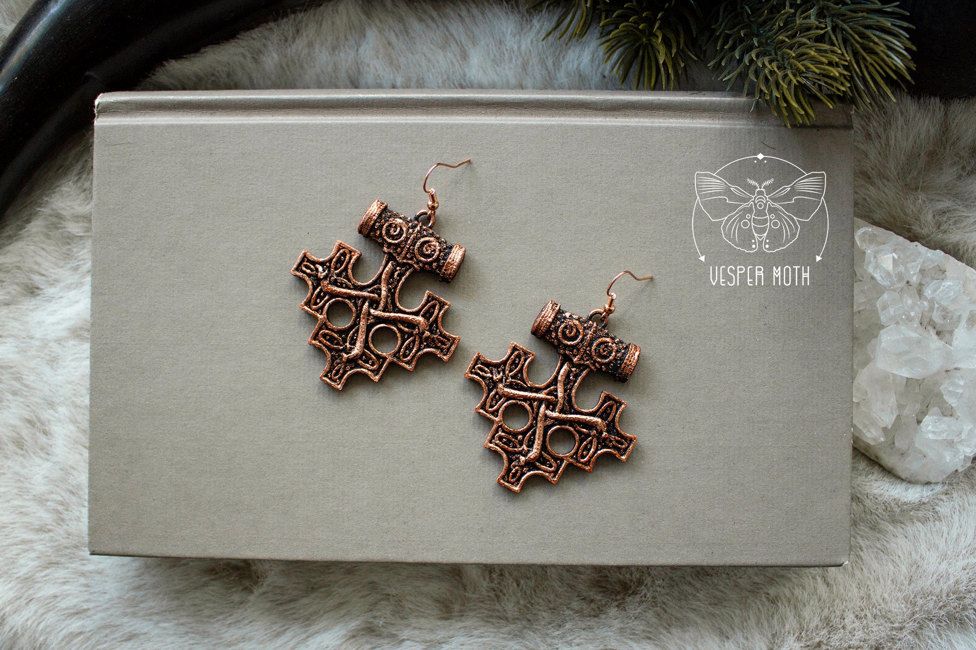 Hiddensee Earrings - 3D printed *no metal!