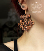 Hiddensee Earrings - 3D printed *no metal!