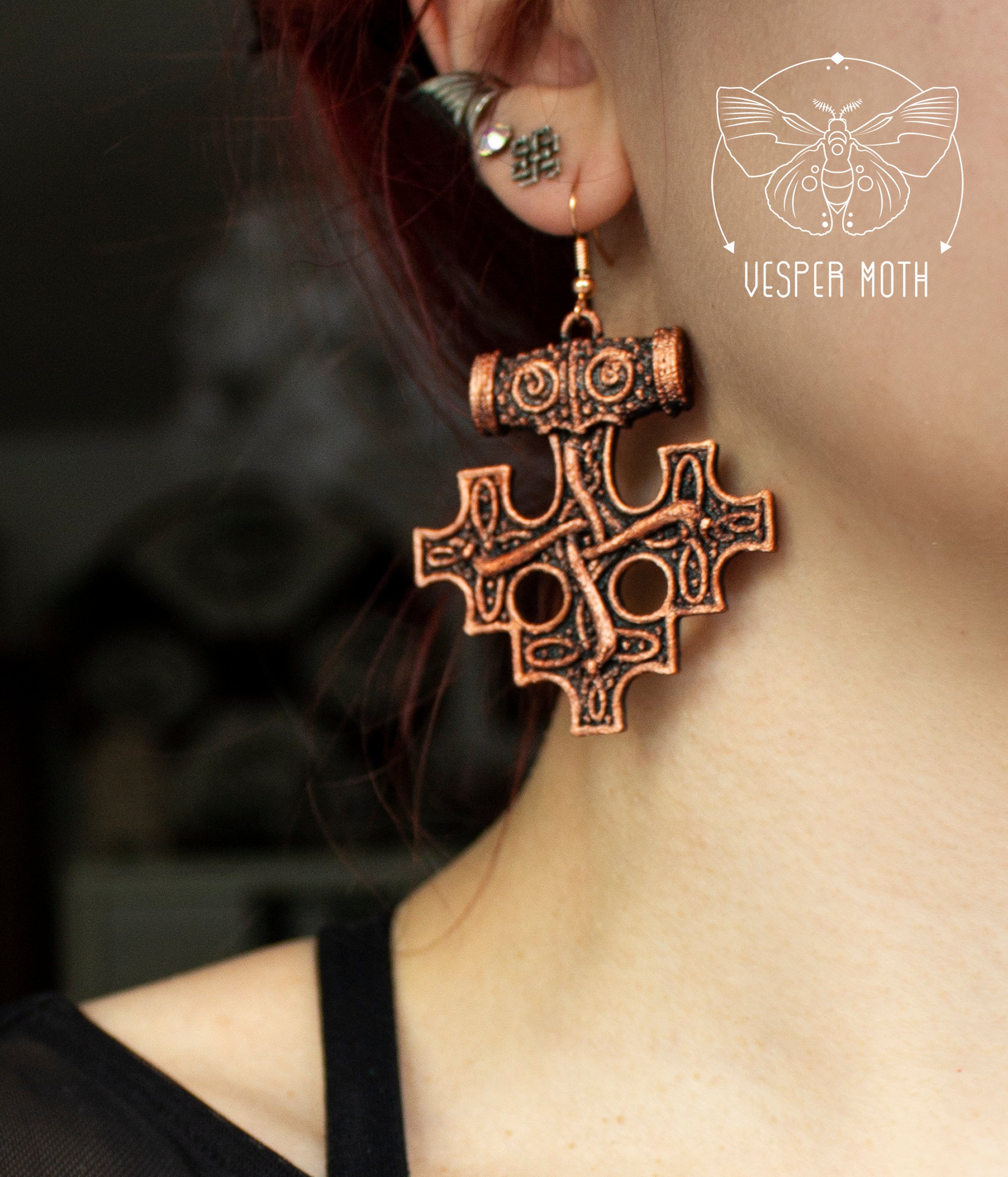 Hiddensee Earrings - 3D printed *no metal!