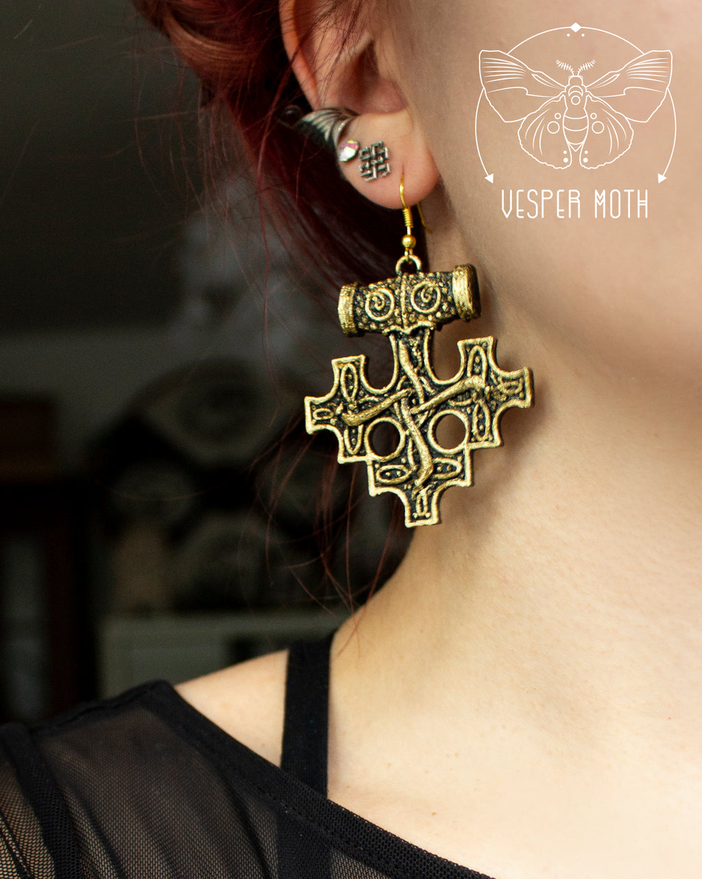 Hiddensee Earrings - 3D printed *no metal!