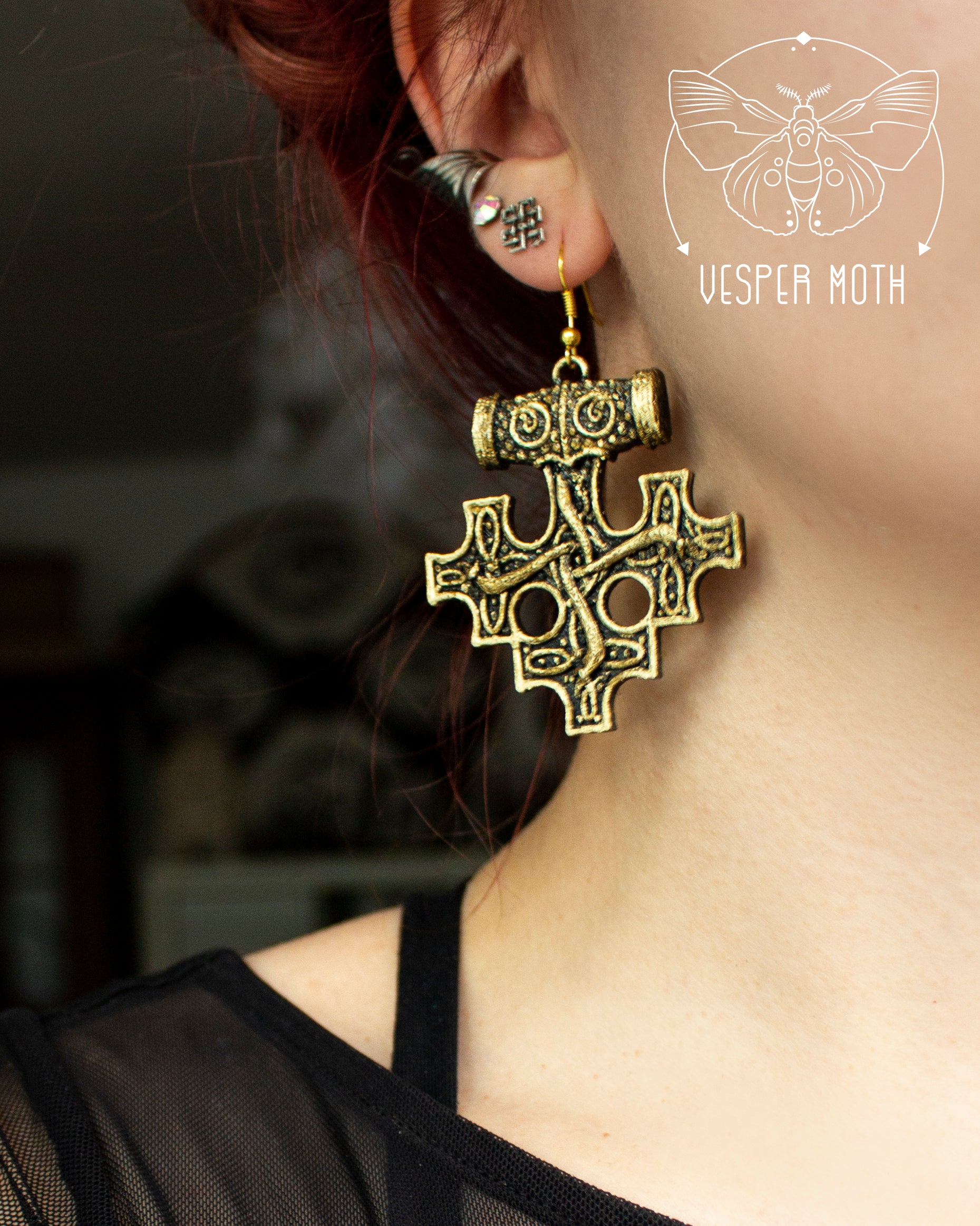 Hiddensee Earrings - 3D printed *no metal!
