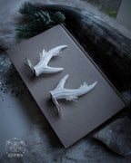 Ice Crystal Antler Hair Pins (pair of 2 pins)