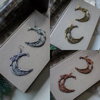 Lunae Earrings - 3D printed *no metal!