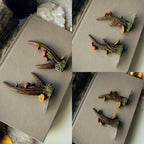 Fawn & Fungi Hair Pins (pair of two pins)