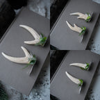 Pearlwood Antler Hair Pins (pair of two pins)