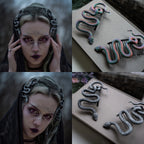 Serpent Hair Pins (a pair of two pins)
