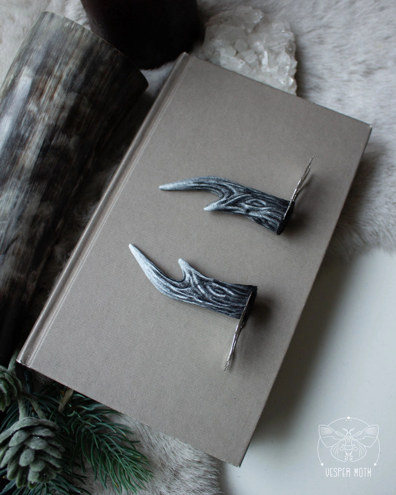 Antler Hair Pins (pair of two pins)